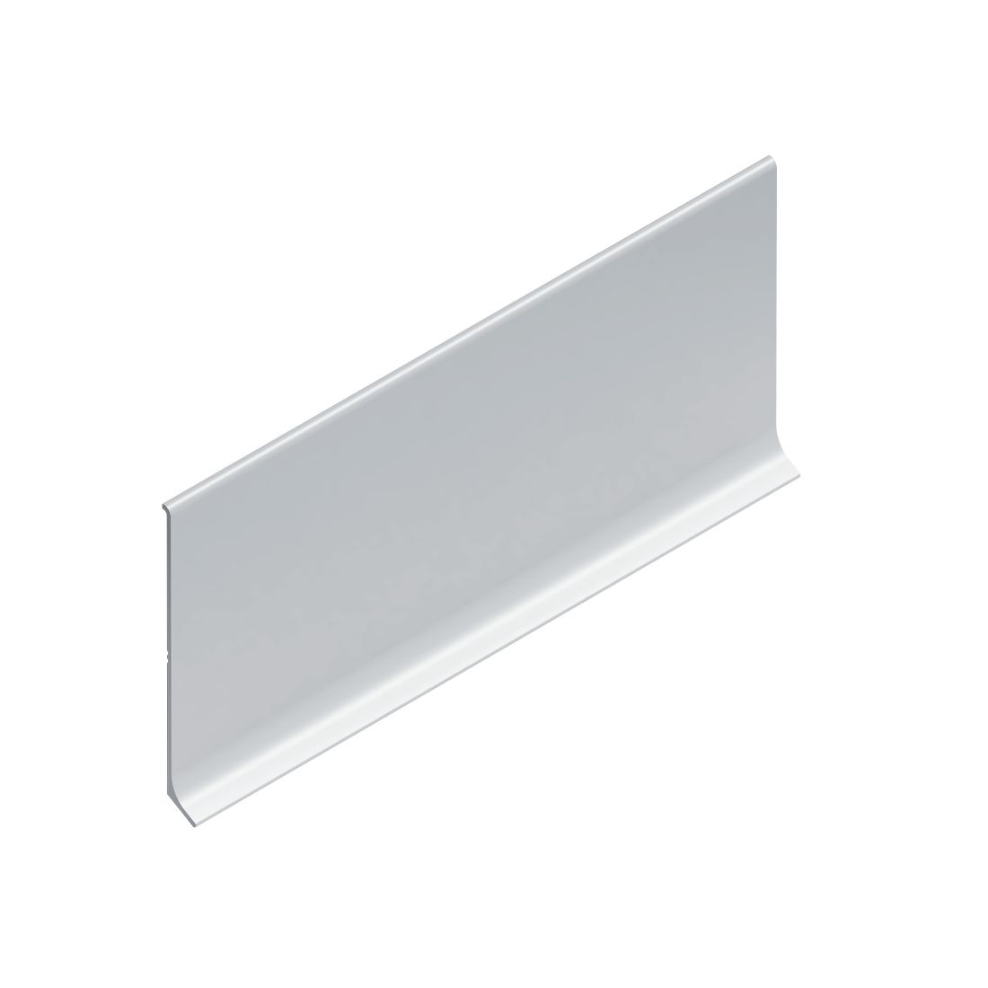 Плинтус Neexy алюминий AKBD100-SW муар белый(100мм х 2500 мм)