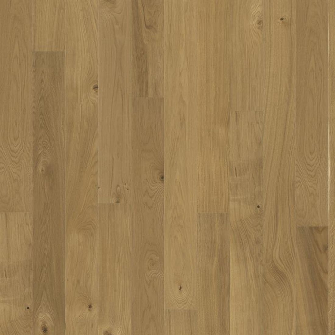 Паркетная доска Карелия ДУБ 138 ИСТИННО МАТОВЫЙ ЛАК 1П 14x138x1116mm (1.23м²/уп.)