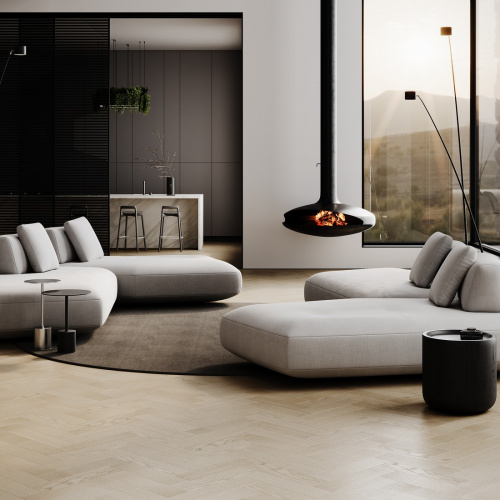 Паркет Quartz Parquet 44-1258-06  Дуб Маскарпоне 400*100*5 мм(1,12 м2.уп)