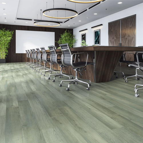 Кварцевый ламинат Home Expert 61W930 Дуб Майское утро 1220*150*3.5мм, 0,3 мм, фаска(2,196 м2.уп)
