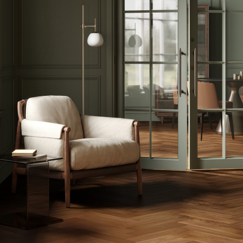 Паркет Quartz Parquet 44-400-29 Орех Американский 400*100*5 мм(1,12 м2.уп)