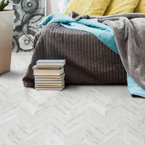 Замковая пробка Corkstyle Chevron Chevron White(1235*305*10мм)1,883 м2/уп