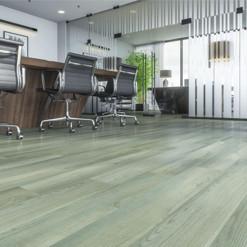 Кварцевый ламинат Home Expert 61W930 Дуб Майское утро 1220*150*3.5мм, 0,3 мм, фаска(2,196 м2.уп)