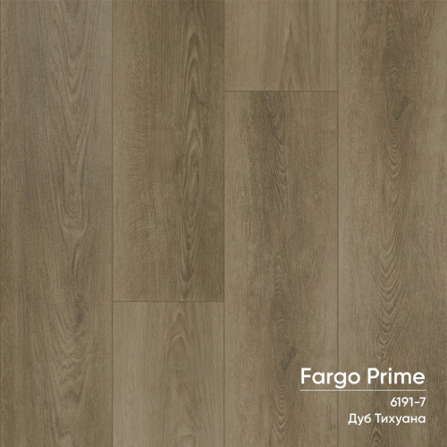 Кварцевый ламинат Fargo Prime 6191-7 Дуб Тихуана 1220*150*4мм;0,3 мм,фаска(1,830 м2.уп)